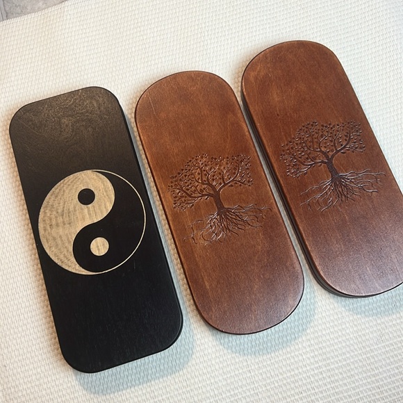 Set of 2 Sadhu Boards advanced Acupuncture, Handmade 🤎 yoga board yin&yang - Picture 16 of 16